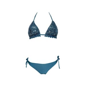 Bikini triangolo pailettes